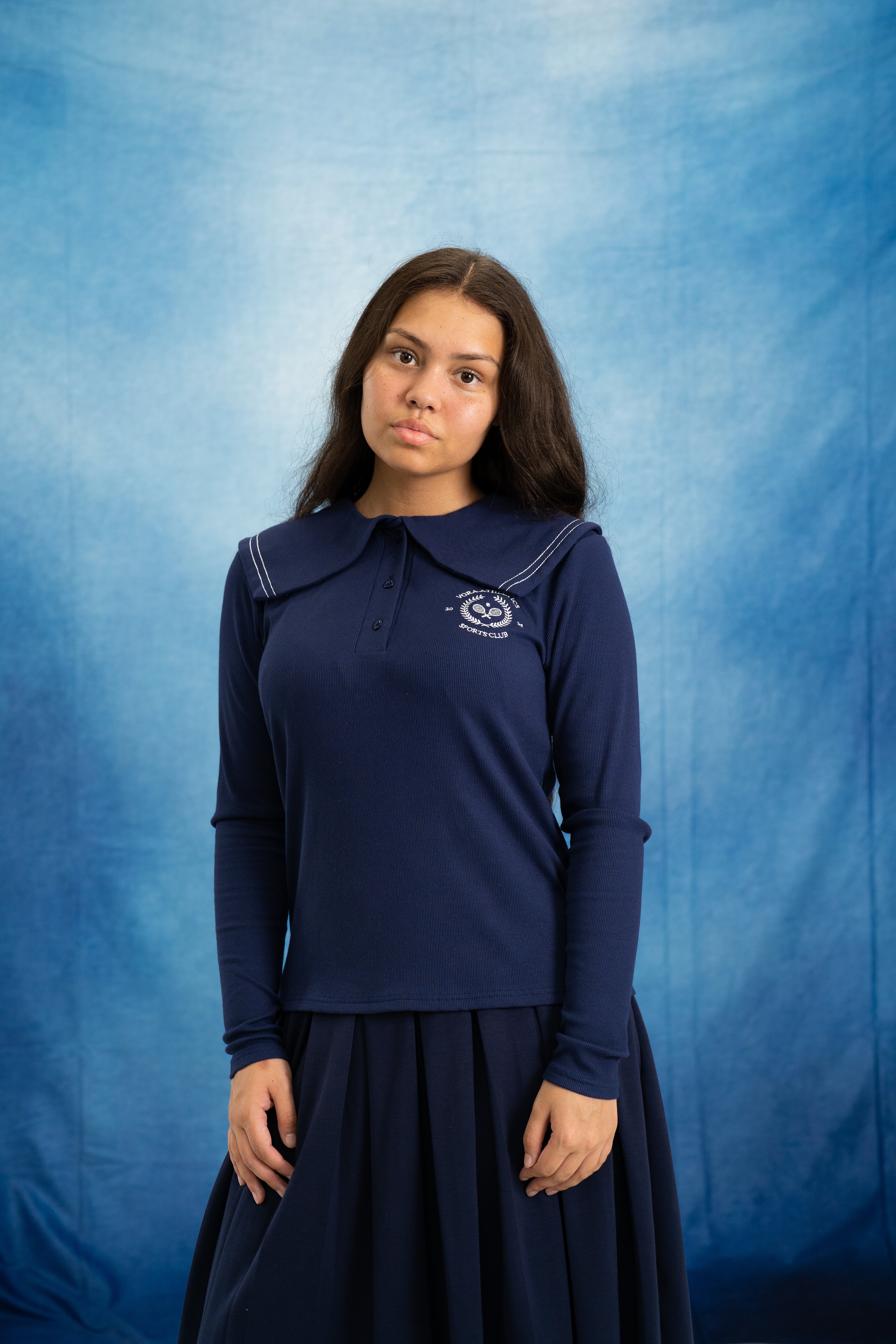 VORA "Oxford Blue" Wendy Top