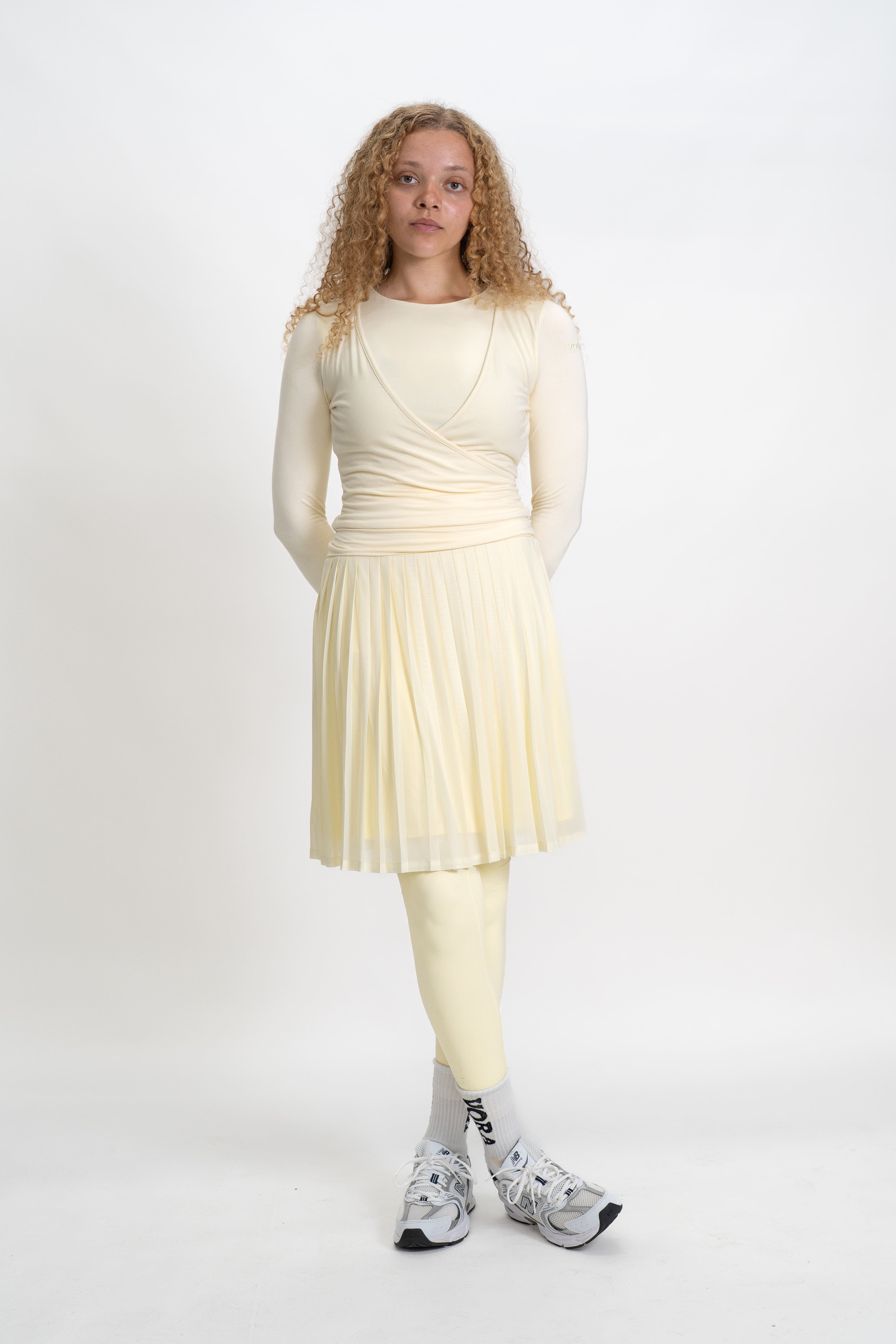 VORA♥︎𝒥𝑜𝒶𝓃𝒶 "Pastel Yellow" Joana Skirt