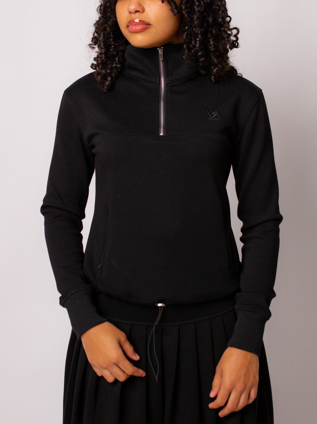 VORA "Black Licorice" Top