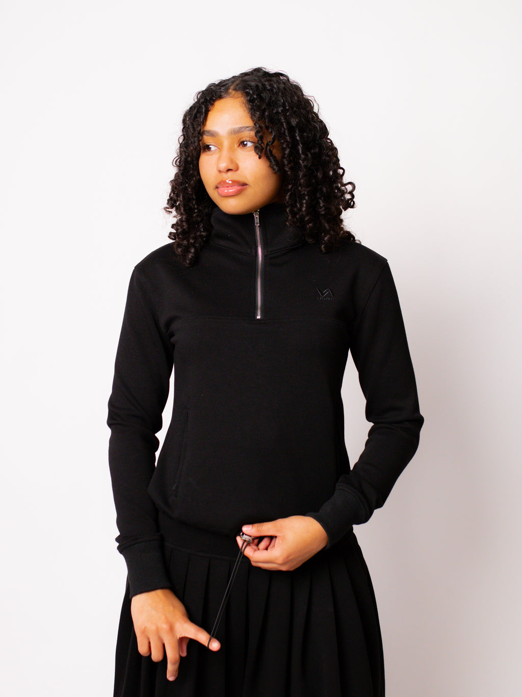 VORA "Black Licorice" Top